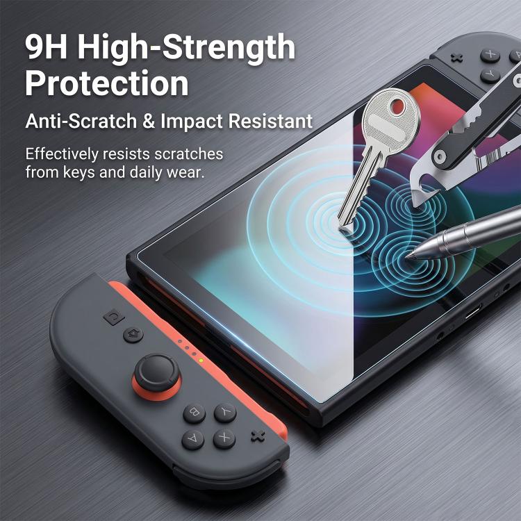 Book Box Dust-Free Chamber High-Definition Dust-Free Instant Game Console Tempered Glass Film, For Nintendo Switch 2