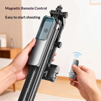 Q54 RGB Fill Light AI Gimbal Selfie Stick Face Tracking Magnetic Extendable Phone Tripod Stand, Q54