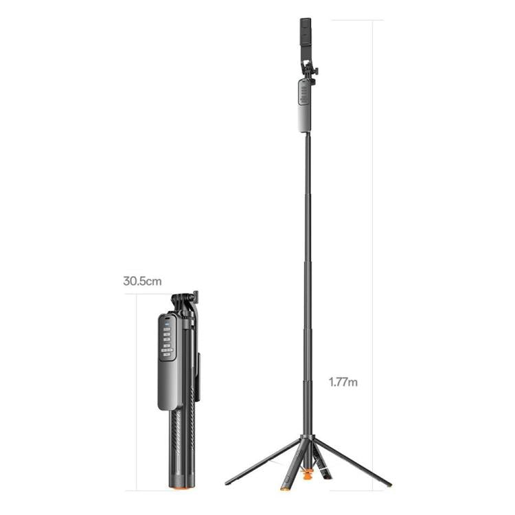 T05TK For Photography Tripod Selfie Stick Auto-Open Gimbal Stabilizer Remote Control Phone Stand, T05TK