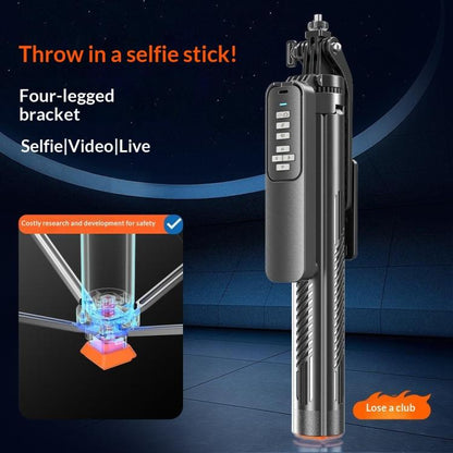 T05TK For Photography Tripod Selfie Stick Auto-Open Gimbal Stabilizer Remote Control Phone Stand, T05TK