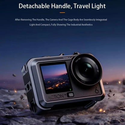 For DJI Osmo Action 6 DJ-6 Detachable Magnetic Camera Cage Frame Cover