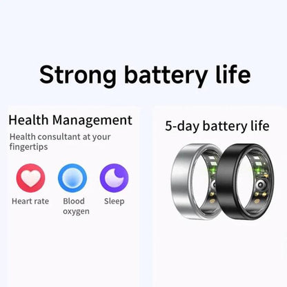 R88 Smart Ring Fitness Tracker, Supports Health Monitoring / Camera Control, Size 13, Size 14