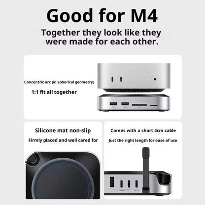 UGREEN CM841-65487 11-in-1 M.2 NVMe SSD Enclosure Docking Station for Mac Mini M4 / M4 Pro, CM841-65487