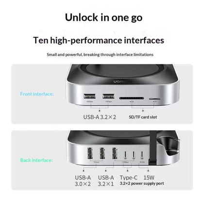 UGREEN CM841-65487 11-in-1 M.2 NVMe SSD Enclosure Docking Station for Mac Mini M4 / M4 Pro, CM841-65487