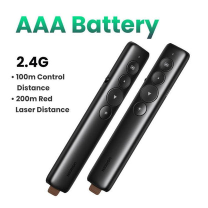 UGREEN LP479 50654 2.4GHz Wireless Remote Laser Pointer PPT Presenter