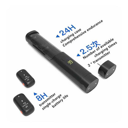 J68 4-in-1 Wireless Lavalier Noise Reduction Magic Microphone, with USB-C Receiver and Charging Case, J68