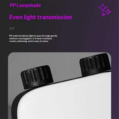 K-31 For Photography Live Streaming 84-LED Clip-on Fill Light 3 Color Temperature Dimmable, K-31