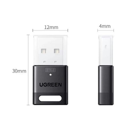 UGREEN 75073 20m Transmission Plug and Play Bluetooth 6.0 USB Adapter