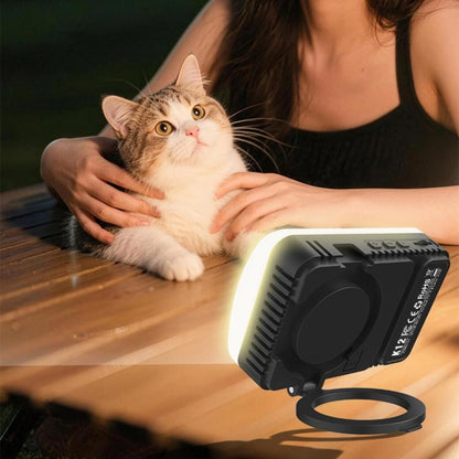 K12 RGB LED Fill Light 118 Beads 10W Magnetic Portable Photography Light with Diffuser