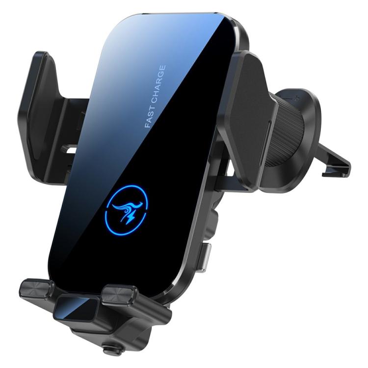 X14s 15W Wireless Car Charger 360 Degree Rotating Auto-Clamping Vent Mount Phone Holder, X14s (Silver), X14s (Tarnish)
