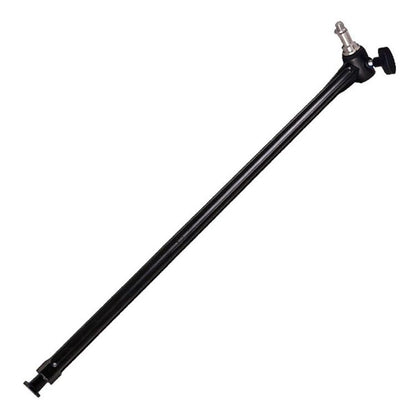 D087 50cm Aluminum Alloy Extension Rod, 1/4 and 3/8 inch Dual Threaded Mounting Arm, 50cm