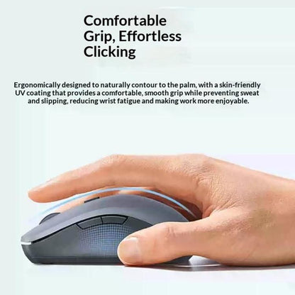 UGREEN MU002 Ergonomic Wireless Mouse Bluetooth-compatible 2.4GHz Dual Mode Silent Click