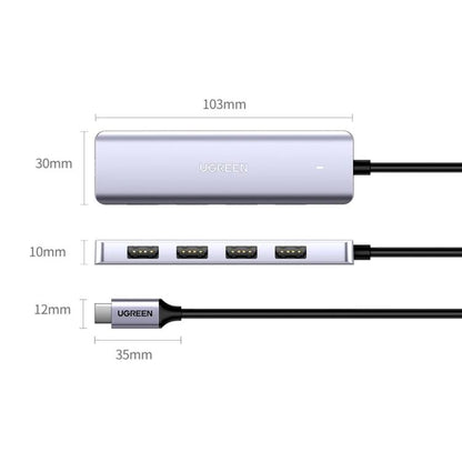 UGREEN CM219 Type-C to USB 3.0 4-Port Hub 5Gbps Data Transfer Splitter