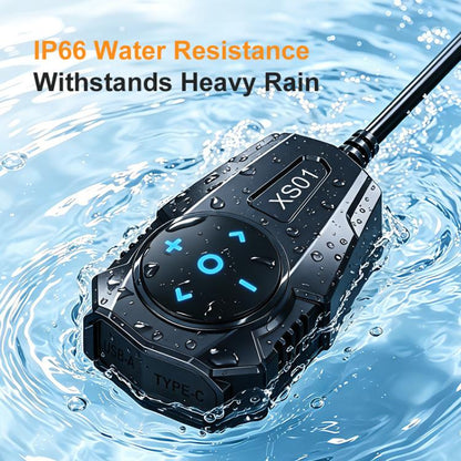 54W Waterproof Motorcycle Phone Charger USB-A & Type-C Handlebar Charger with Bluetooth Controller