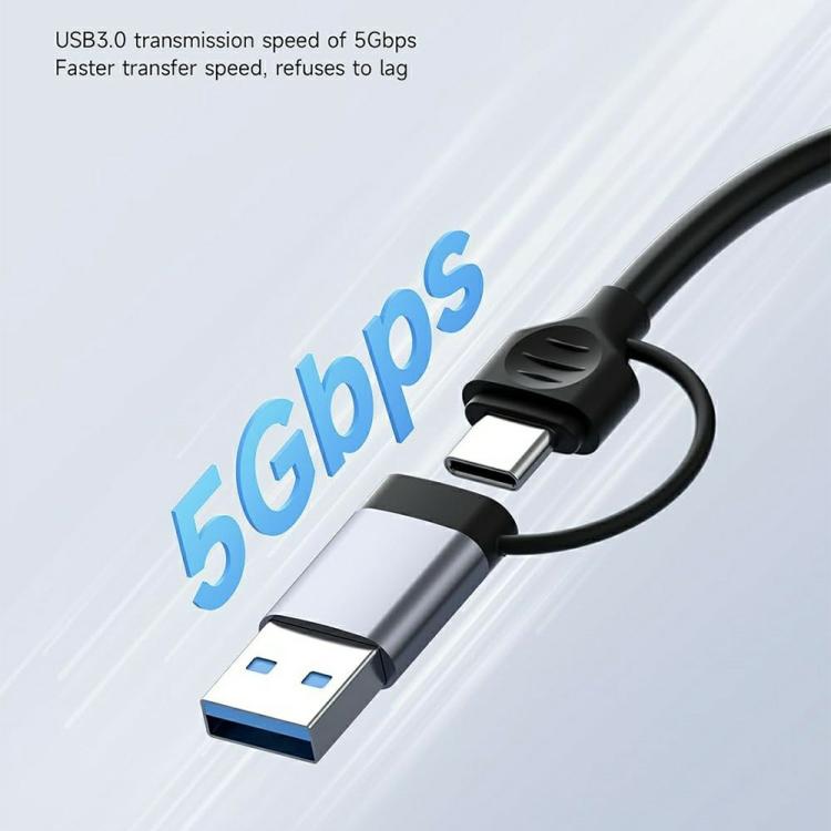 HAGIBIS UHC07P 100W PD Charging Adapter USB 3.0 HD Video Capture Card