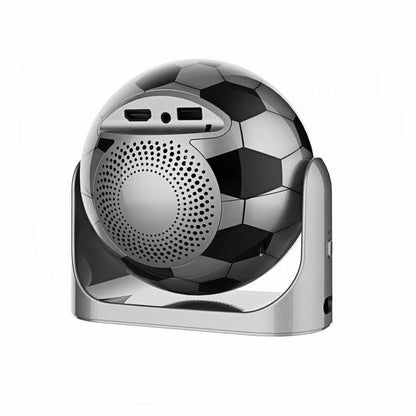 JY-360 Android 13 Football-Shaped Mini LCD Projector, Support Auto Focus, for Outdoor Home Theater, EU Plug, US Plug, UK Plug, AU Plug