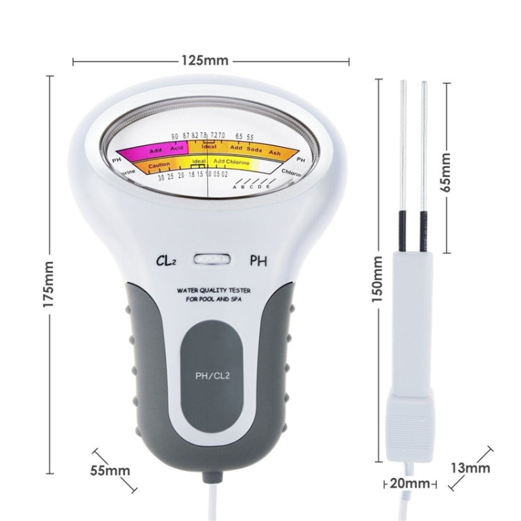 Swimming Pool Water Quality Tester PH Test Pen Chlorine Gas Water Quality Tester