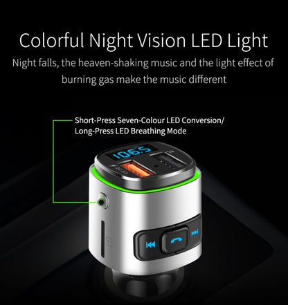 BC41 Multi-Functional MP3 Player, Bluetooth Receiver, USB Charger, Automobile Cigarette Lighter, BC41