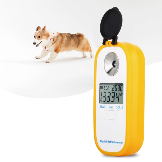 DR503 Animal Clinical Refractometer Veterinary Human Serum Protein Piss Urine Refractometer Pet Dog Cat Specific Gravity Tester, DR503