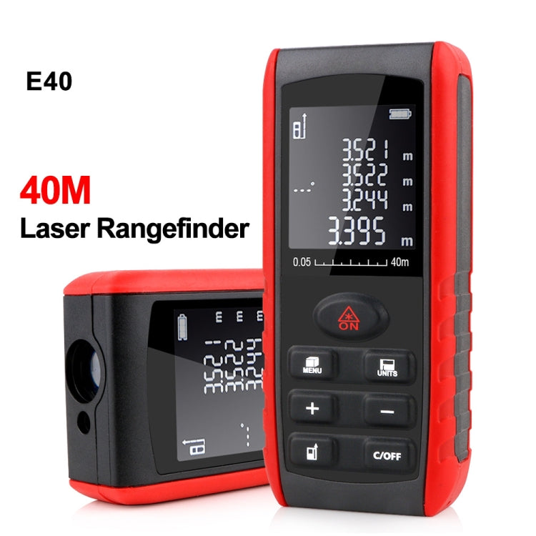 E40 Laser Rangefinder Laser Distance Meter Measuring Device Digital Handheld Tools Module Range 40m Range Finder, E40