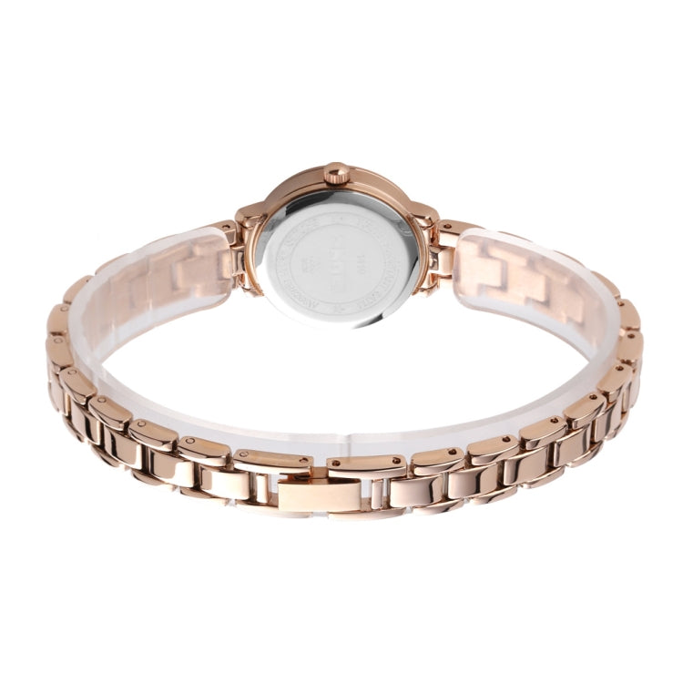 Skmei 1410 Lady Quartz Watch European and American Fashion Watch Business Leisure Steel Belt Lady Watch