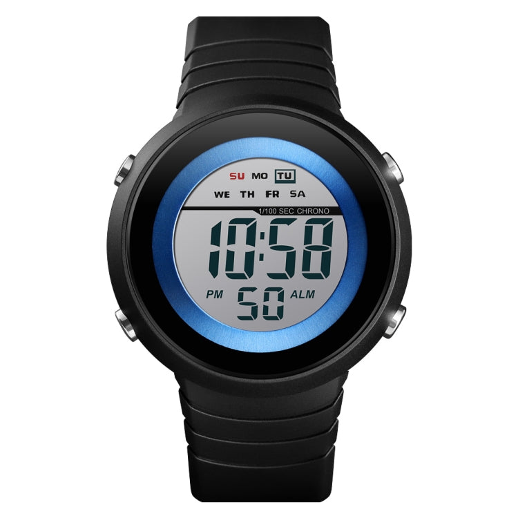 SKMEI 1497 Fashion Simple Backlight Single Display Electronic Watch Timing Alarm Watch