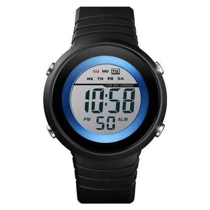 SKMEI 1497 Fashion Simple Backlight Single Display Electronic Watch Timing Alarm Watch