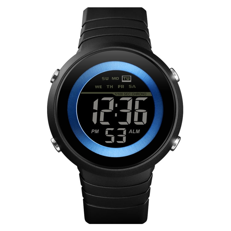 SKMEI 1497 Fashion Simple Backlight Single Display Electronic Watch Timing Alarm Watch