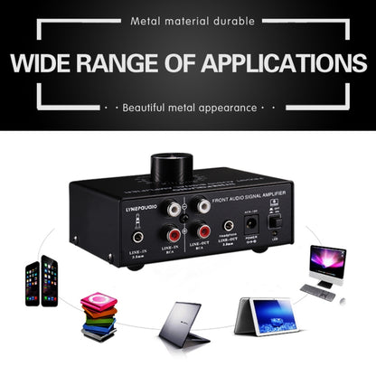 B015 Front Stereo Signal Amplifier Booster Headphones Speaker Amplifier Headset Dual-Audio Source, B015