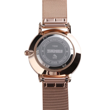 SKMEI 1530 Fashion Europe And America Simple Business Women Wristwatch Elegant Thin Female Student Quartz Watch