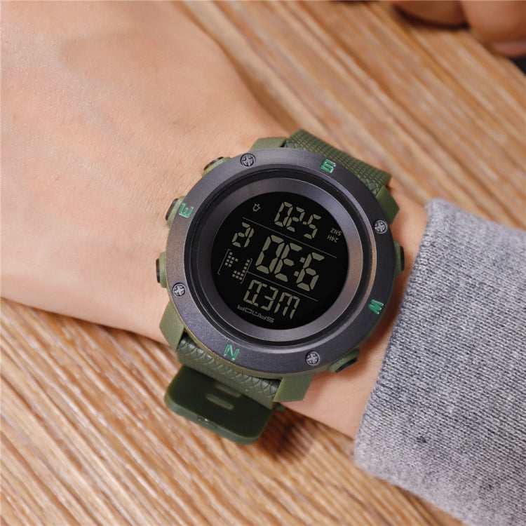 SANDA 361 Fashionable Night Light Sports Children Electronic Watch Multi Functional Personality Night Light Men Waterproof Watch
