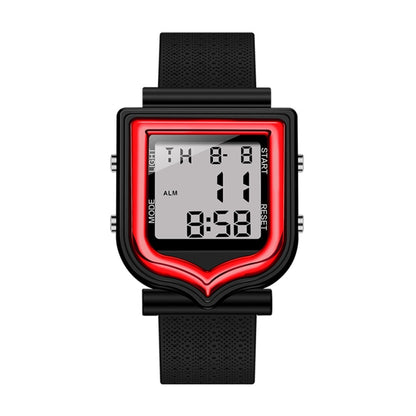 SANDA 388 Fashionable Square Outdoor Sports Leisure Watch Men's And Women's Multi-Functional Waterproof Luminous Electronic Watch
