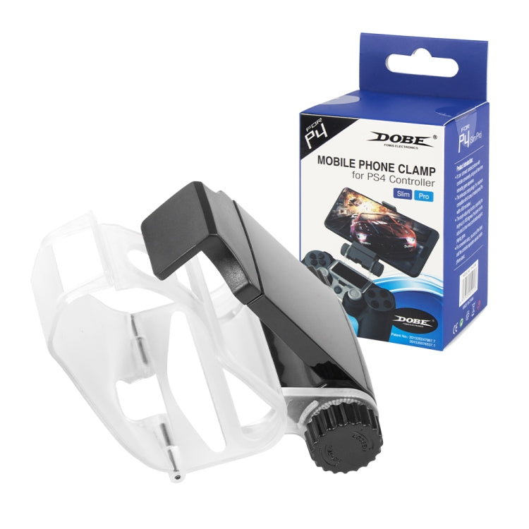 DOBE Adjustable Smart Mobile Phone Clamp Holder For PS4/Slim/Pro Controller, TP4-016B