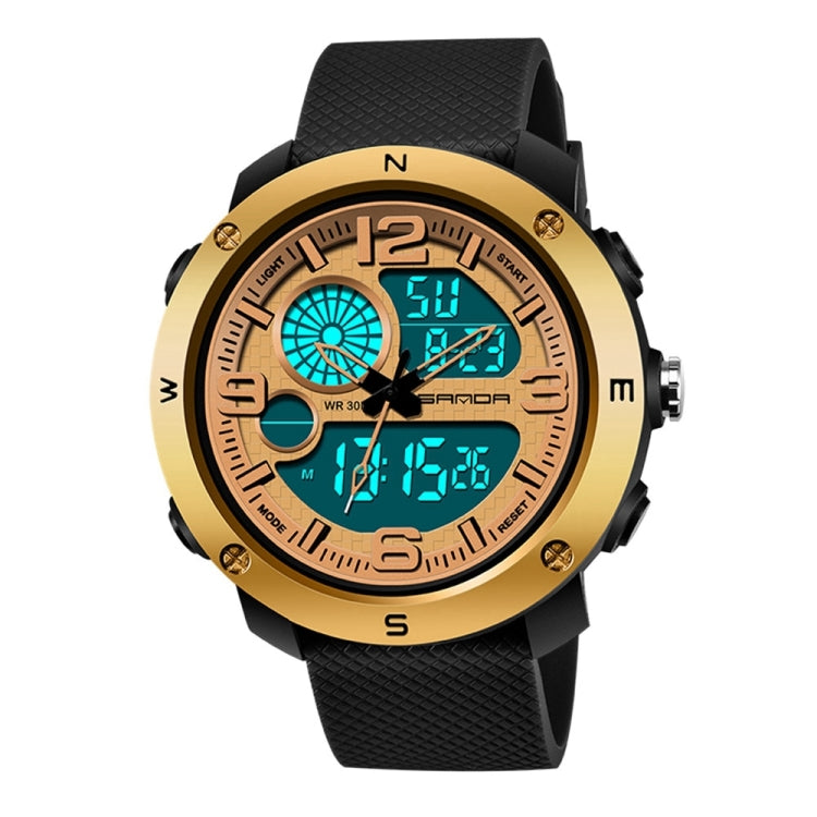 SANDA 762 Watch Men Watch Students Men Watch Fashion Trend Youth Waterproof Night light Sports Men