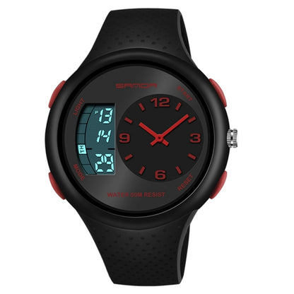 SANDA 763 Men Waterproof Student Watch Explosive Fashion Multi Functional Night light Outdoor Sports Personality Electronic Wrist Watch