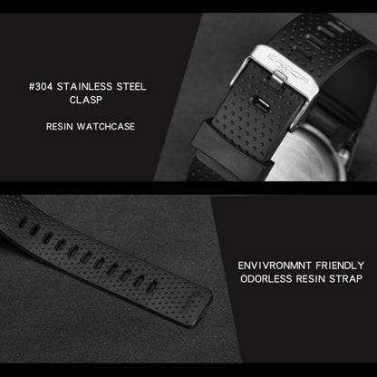 SANDA 763 Men Waterproof Student Watch Explosive Fashion Multi Functional Night light Outdoor Sports Personality Electronic Wrist Watch