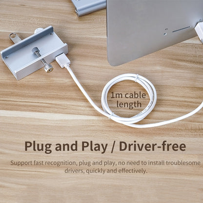 ORICO  MH4PU-P Aluminum Alloy 4 Port USB3.0 Clip-type HUB, MH4PU-P(Black), MH4PU-P(Silver)
