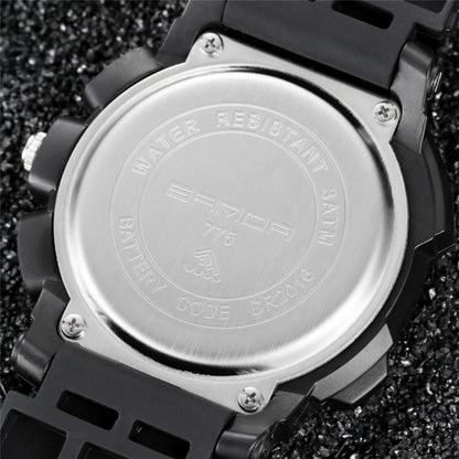 SANDA 775 Watch Male Electronic Watch Adult Middle School Students Youth Multi Functional Sports Water Proof Trend Double Watch