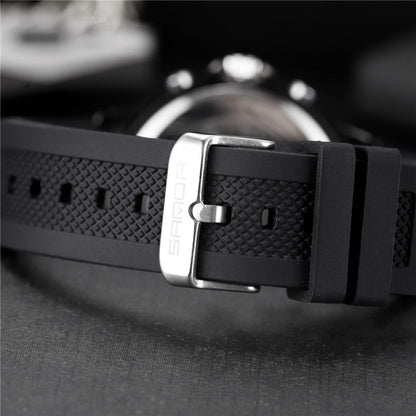SANDA 793 large Dial Tide Watch Student Fashion Trend Multi Function Double Glow Waterproof Electronic Watch