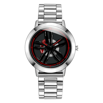 SANDA1009 Watch Man Student Casual Waterproof Steel Band Watch Man