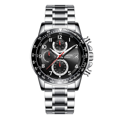 OCHSTIN   6112 Men Multi  Function Watch Fashion Sports Business Calendar Luminous Men Watch Quartz Watch Steel Watch