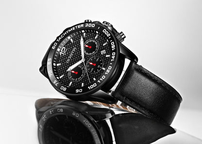 OCHSTIN 6117 Fashion Watch Leisure Leather Outdoor Sports Waterproof Watch