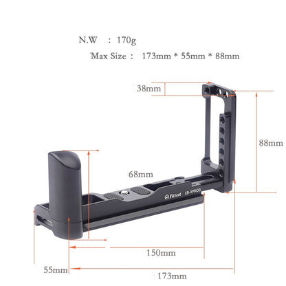 Vertical Shoot Quick Release L Plate Bracket Base Holder for FUJIFILM X Pro 3, For FUJIFILM X Pro 3