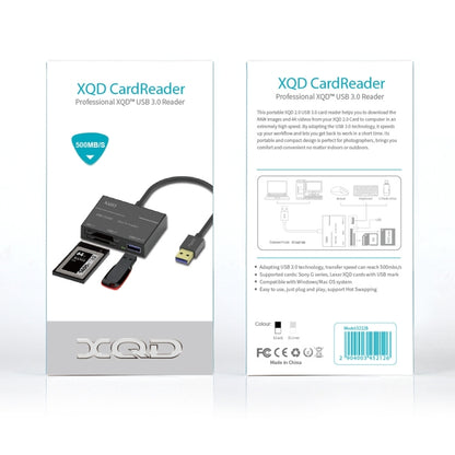 Onten 5212B USB3.0 To XQD + SD Card High-Speed Card Reader, 5212B