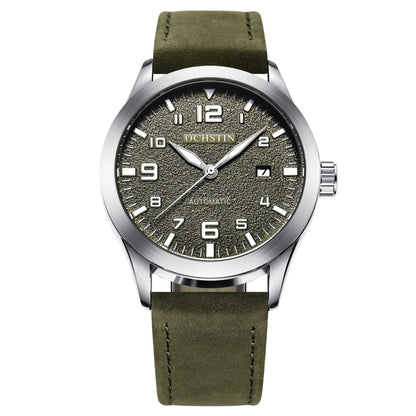 Ochstin 62028 Fashion Fully Automatic Mechanical Watch Waterproof Men  Leisure Mechanical Watch Calendar Leather Watch