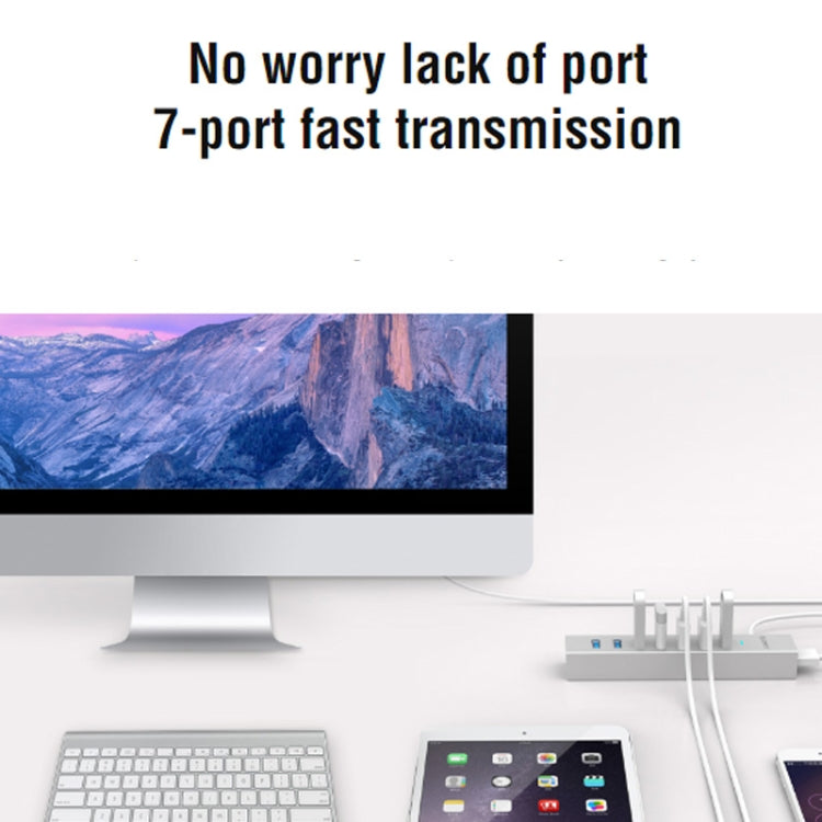 ORICO ASH7-U3 Aluminum Alloy 7 Port USB3.0 HUB