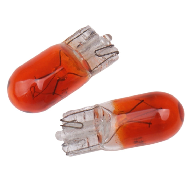 5pcs T10 12v 5w car instrument light reading light, amber, Green, blue