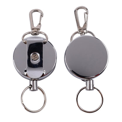 Resilience Steel Wire Rope Elastic Sporty Retractable Anti Lost Keychain, Resilience Steel Wire Rope Keychain