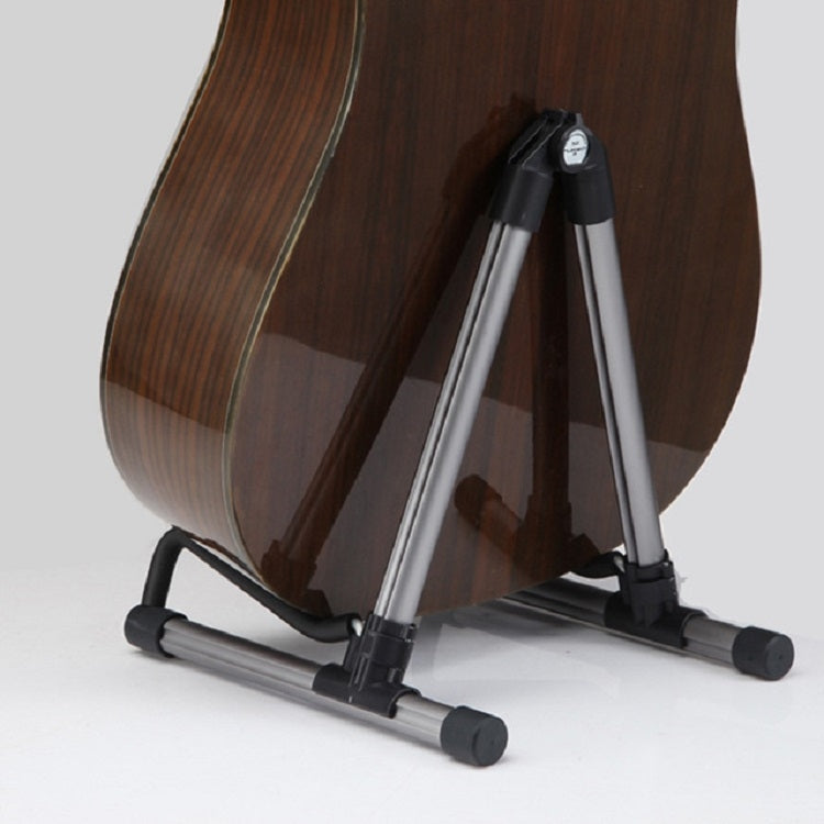 SK20 Universal Foldable Aluminum Alloy Portable Guitar Stand String Instrument Stand, Gold, Gray, Silver