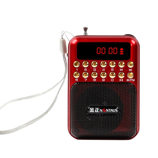 Portable Rechargeable FM Radio Receiver Speaker, Support USB / TF Card / Music MP3 Player